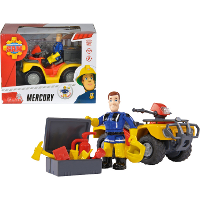Simba Brandweerman Sam   Quad Mercury speelgoedvoertuig