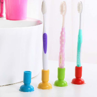 Simple Creative Suction Cup Toothbrush Holder
