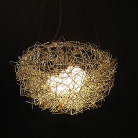 Simple Modern Bird Nest Bedroom Restaurant Pendant Lamp