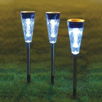 Simple Stake Waterproof Led Solar Powered Lawn Light Energy Saving