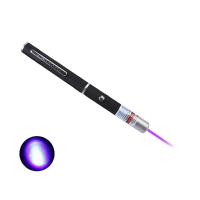 Single Purple Laser Pointer Pen With 2*aaa Batteries 5mw