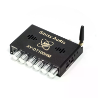 Sinilink Audio XY DT100HM TWS 2.1 Kanaal Bluetooth 5.3 Vermogensversterker 50Wx2+100W Dual TPA3116 Hi FiStereo amp met s