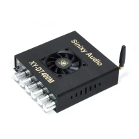 Sinilink Audio XY DT400M 2.1 Kanaal Bluetooth Versterker met Vermogen 200W x2+400W TWS BT 5.3 Audio Versterker met Subwo