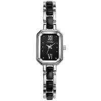 Sinobi 9488 Fashion Ladies Silver Bracelet Watch Rectangle Elegant Women Casual Wrist Watch