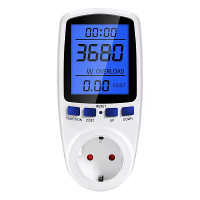 DDS108L Digitale LCD Wattmeter 220V 110V AC Vermogenmeter Achtergrondverlichting Elektriciteitsverbruik Energie Meter EU