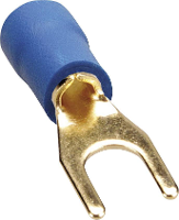 Sinuslive 10324 Vorkkabelschoen Gat diameter=2.5 Mm Deels geïsoleerd Blauw 10 stuk(s)