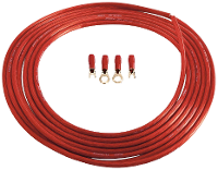 Sinuslive Car HiFi stroomkabelset 10 mm² Verguld