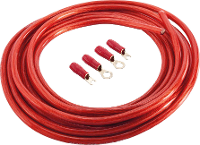 Sinuslive Car HiFi stroomkabelset 16 mm² Verguld