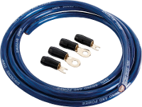 Sinuslive Car HiFi stroomkabelset 25 mm² Verguld