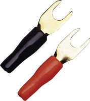 Sinuslive KSI 4P10 Vorkkabelschoen 4 mm² Schachtdiameter=5 mm Deels geïsoleerd Zwart, Rood 10 stuk(s)