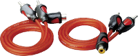 Sinuslive YK 2 Y cinchkabel 0.50 M [1x Cinch koppeling   2x Cinch stekker]