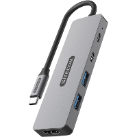 Sitecom 5 in 1 USB C Power Deli Multiports usb hub