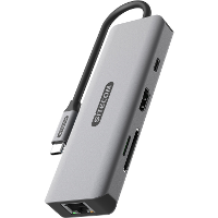 Sitecom 8 in 1 USB C Power Delivery Multiport dockingstation