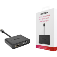 Sitecom Mini DisplayPort to HDMI / VGA 2 in 1 Adapter CN 347