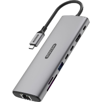 Sitecom SiCo 8 in 1 USB C Multiport Adapter Gen3