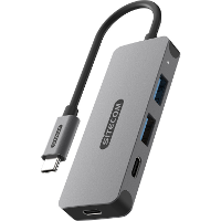 Sitecom USB C naar 2x USB A + 2x USB C usb hub