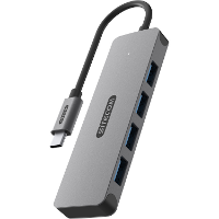 Sitecom USB C naar 4x USB A usb hub