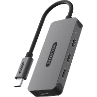 Sitecom USB C naar 4x USB C 10 Gbps Power Delivery usb hub