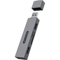 Sitecom USB Stick kaartlezer met 2x USB