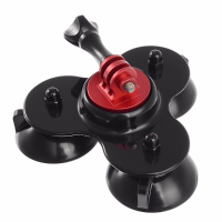 Sjcam Accessories Triple Suction Cup Mount Removable Black For Sjcam Sj4000 Sj5000 Sj6000 Sj7000 Sj8000 Sj6 Legend Sj7 Star Action Camera