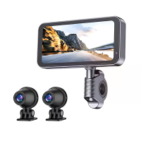 SJCAM RD10 6,25 inch Motorfiets Rijbewaking Recorder CarPlay Android Auto Speler Anti Schok Dubbele 1080P HD IPS Touchsc