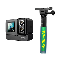 SJCAM SJ20 Verlengde Batterijlevensduur Versie 4K HD Dubbele Lens Actiecamera Nachtzicht Sportcamera Panoramische Antisc