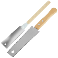 SK5 blade Japanse handtrekzaag dubbele rand 3 zijdige geslepen tanden flexibele flush trimzaag snijden voor houtbewerkin