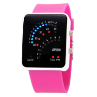 Skmei 0890 Led Digital Rubber Band Waterproof Jelly Fashion Wrist Watch