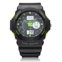 Skmei 0955 Calendar Sport Black Rubber Digital Men Wrist Quartz Watch