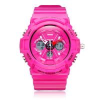 Skmei 0966 Sport Back Light Week Date Men Women Quartz Wrist Watch