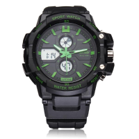 Skmei 0990 Calendar Sport Black Rubber Digital Men Wrist Quartz Watch