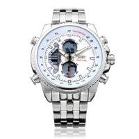 Skmei 0993 Dual Time Back Light Chronograph Men Quartz Wrist Watch