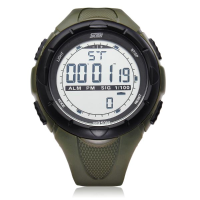 Skmei 1025 Calendar Sport Black Rubber Digital Men Wrist Quartz Watch