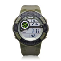 Skmei 1027 Sport Back Light Week Date Men Women Quartz Wrist Watch