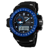 Skmei 1063 Analog Digital Silicone Band Waterproof Sport Watch