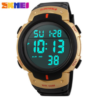 Skmei 1068 Unisex Led Digital Alarm Waterproof Military Sport Watch
