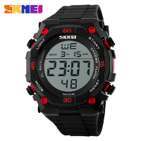 Skmei 1130 Led Digital Rubber Band Waterproof Multi Function Men Sport Wrist Watch