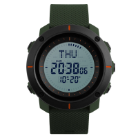 Skmei 1216 Men Digital Watch Outdoor Compass Chronograph 50m Waterproof Sport Watch