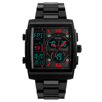 Skmei 1274 Outdoor Sport Digital Watch Pu Band Waterproof Compass Chronograph Men Wristwatch