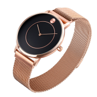 SKMEI 9197 Modieus ultradun heren polshorloge Zakelijk waterdicht quartz horloge