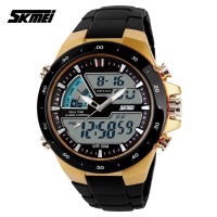 Skmei Ad1016 Analog Digital Multi Function Waterproof Men Sport Wrist Watch