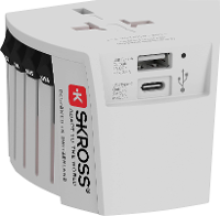 Skross 1302962 Reisstekker MUV USB (AC)