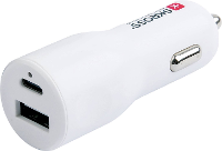 Skross Dual Car Charger 20W PD dual Car Charger 20 W PD Stroombelasting (max.): 3.00 A 12 V naar 5 V, 12/24 V, 24 V naar 5 V