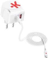 Skross Euro USB Charger AC45PD + USB C cable USB oplader 45 W Binnen Uitgangsstroom (max.) 4.05 A Aantal uitgangen: 2 x 1x USB A, 1x USB C
