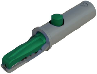 Hirschmann Test & Measurement AK 10 Krokodillenklem Groen Klembereik (max.): 6 Mm Lengte: 53 mm 1 stuk(s)