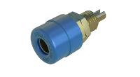 SKS Hirschmann BIL 20 Au Laboratoriumbus Bus, inbouw verticaal Stift Ø: 4 mm Blauw 1 stuk(s)
