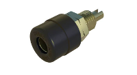 SKS Hirschmann BIL 20 Au Laboratoriumbus Bus, inbouw verticaal Stift Ø: 4 mm Zwart 1 stuk(s)