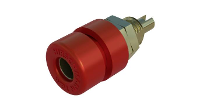 SKS Hirschmann BIL 30 Au rt Laboratoriumbus Bus, inbouw verticaal Stift Ø: 4 mm Rood 1 stuk(s)