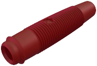 SKS Hirschmann KUN 30 Au Laboratoriumbus Bus, recht Stift Ø: 4 mm Rood 1 stuk(s)