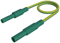 SKS Hirschmann MAL S GG B 100/2,5 ge/gn Veiligheidsmeetsnoer 4mm veiligheidsstekker 4mm veiligheidsbus 100 cm Geel groen 1 stuk(s)